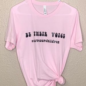 Be Their Voice Bella Canvas T-Shirt